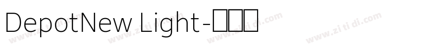 DepotNew Light字体转换